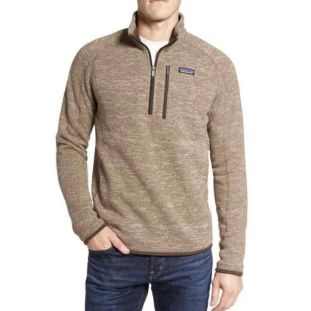 Patagonia Men's Better Sweater Brown Half Zip XL